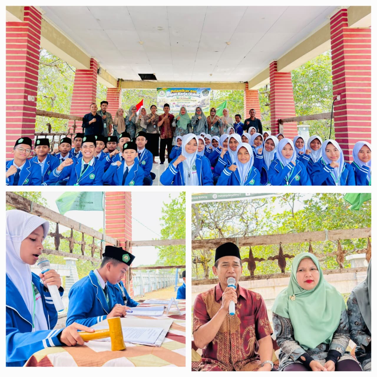 OSIM MTsN 2 Maluku Tengah Gelar Raker Periode 2026–2027 di Pantai Kuako